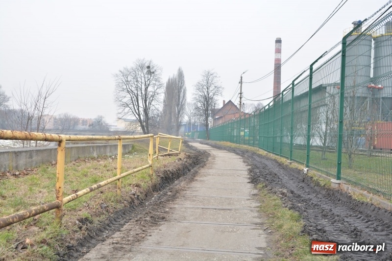 Zdjęcie w galerii na portalu naszraciborz.pl: Przydałaby się porządna ścieżka rowerowa zamiast grzęzawiska wiadomości z regionu