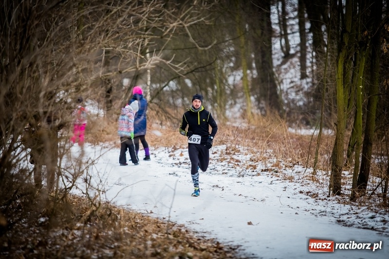 Zdjęcie w galerii na portalu naszraciborz.pl: Mróz, lód i śnieg niestraszny biegaczom. Blisko 500 twardzieli pokonało trasę w Oborze wiadomości z regionu