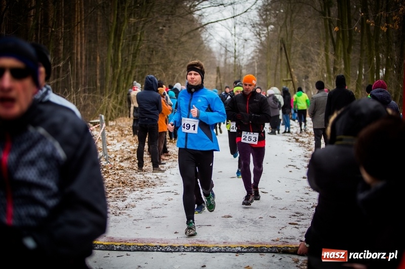 Zdjęcie w galerii na portalu naszraciborz.pl: Mróz, lód i śnieg niestraszny biegaczom. Blisko 500 twardzieli pokonało trasę w Oborze wiadomości z regionu