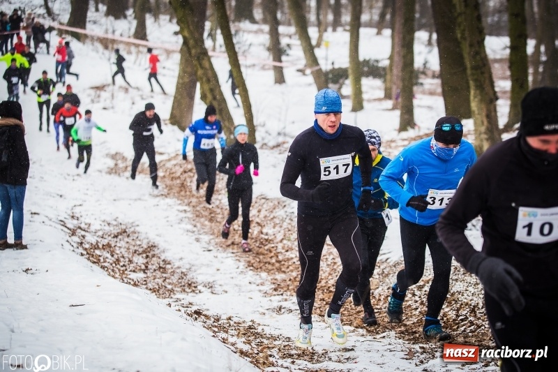 Zdjęcie w galerii na portalu naszraciborz.pl: Mróz, lód i śnieg niestraszny biegaczom. Blisko 500 twardzieli pokonało trasę w Oborze wiadomości z regionu