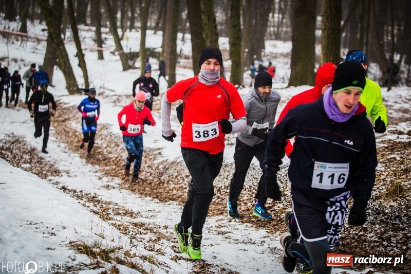 Zdjęcie w galerii na portalu naszraciborz.pl: Mróz, lód i śnieg niestraszny biegaczom. Blisko 500 twardzieli pokonało trasę w Oborze wiadomości z regionu