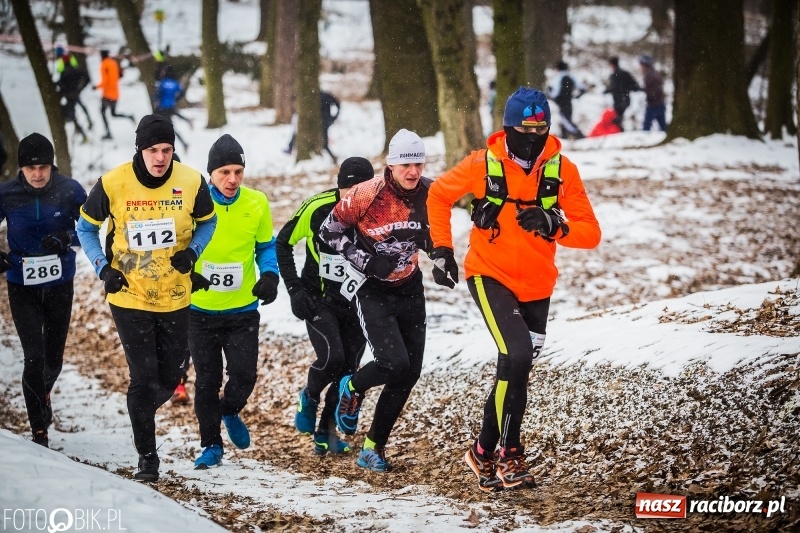 Zdjęcie w galerii na portalu naszraciborz.pl: Mróz, lód i śnieg niestraszny biegaczom. Blisko 500 twardzieli pokonało trasę w Oborze wiadomości z regionu