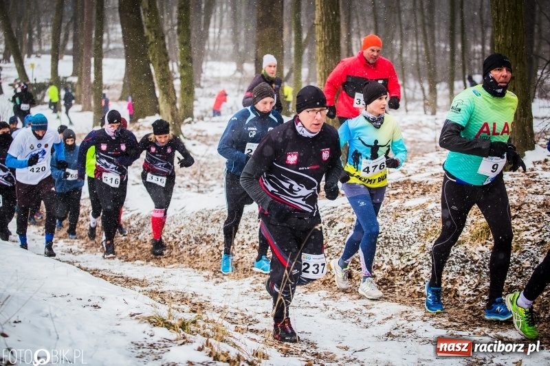 Zdjęcie w galerii na portalu naszraciborz.pl: Mróz, lód i śnieg niestraszny biegaczom. Blisko 500 twardzieli pokonało trasę w Oborze wiadomości z regionu