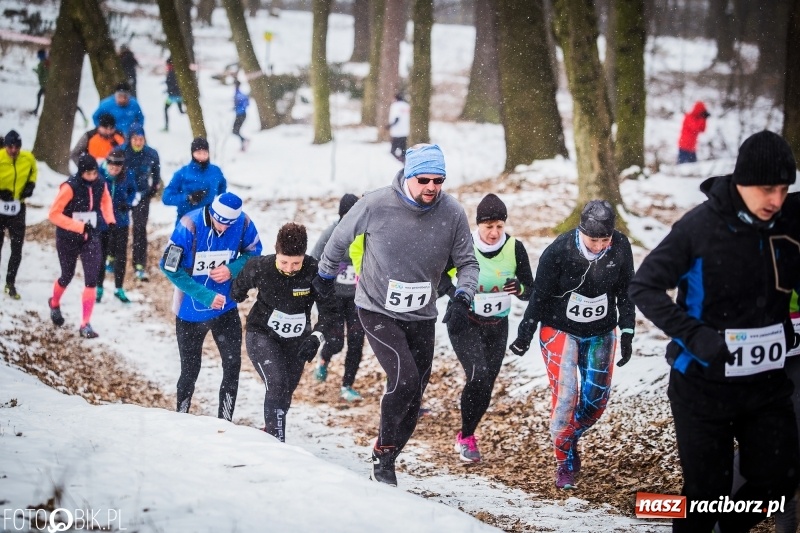 Zdjęcie w galerii na portalu naszraciborz.pl: Mróz, lód i śnieg niestraszny biegaczom. Blisko 500 twardzieli pokonało trasę w Oborze wiadomości z regionu