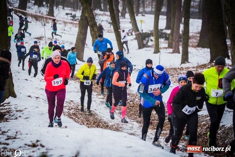 Zdjęcie w galerii na portalu naszraciborz.pl: Mróz, lód i śnieg niestraszny biegaczom. Blisko 500 twardzieli pokonało trasę w Oborze wiadomości z regionu