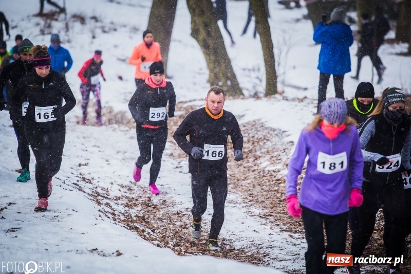 Zdjęcie w galerii na portalu naszraciborz.pl: Mróz, lód i śnieg niestraszny biegaczom. Blisko 500 twardzieli pokonało trasę w Oborze wiadomości z regionu