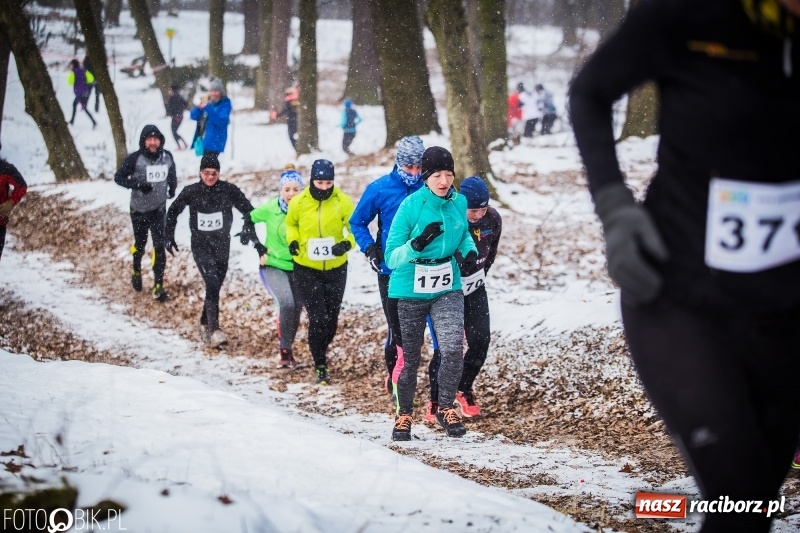 Zdjęcie w galerii na portalu naszraciborz.pl: Mróz, lód i śnieg niestraszny biegaczom. Blisko 500 twardzieli pokonało trasę w Oborze wiadomości z regionu