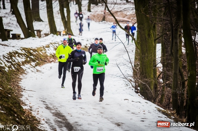 Zdjęcie w galerii na portalu naszraciborz.pl: Mróz, lód i śnieg niestraszny biegaczom. Blisko 500 twardzieli pokonało trasę w Oborze wiadomości z regionu