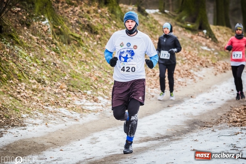 Zdjęcie w galerii na portalu naszraciborz.pl: Mróz, lód i śnieg niestraszny biegaczom. Blisko 500 twardzieli pokonało trasę w Oborze wiadomości z regionu