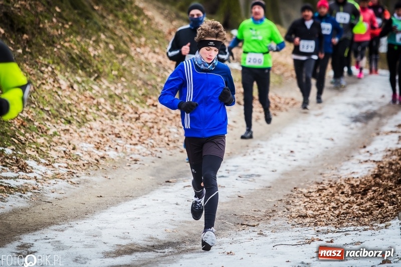 Zdjęcie w galerii na portalu naszraciborz.pl: Mróz, lód i śnieg niestraszny biegaczom. Blisko 500 twardzieli pokonało trasę w Oborze wiadomości z regionu