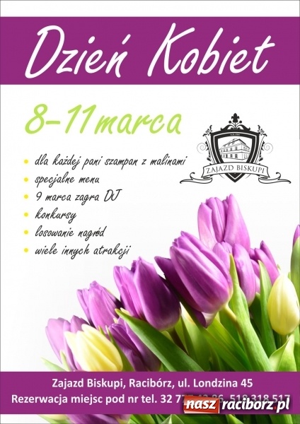 Zdjęcie w galerii na portalu naszraciborz.pl: Wyjątkowy Dzień Kobiet w Zajeździe Biskupi wiadomości z regionu