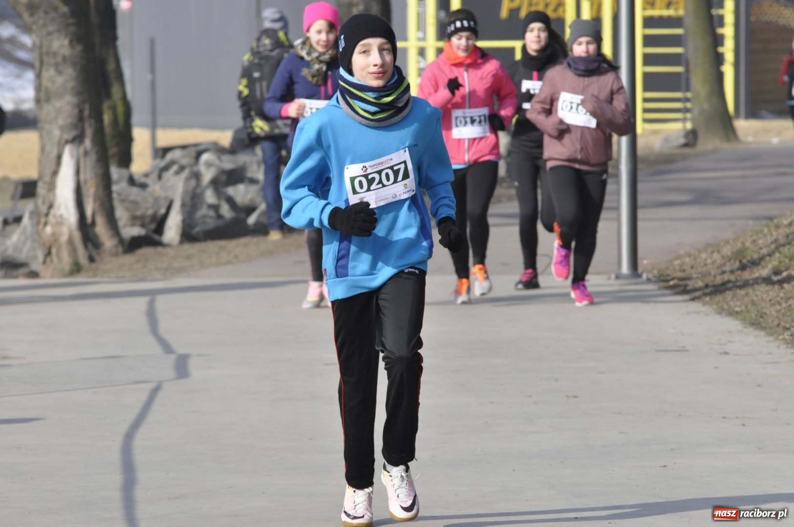 Zdjęcie w galerii na portalu naszraciborz.pl: Tropem Wilczym. Bieg Pamięci Żołnierzy Wyklętych w Raciborzu  wiadomości z regionu