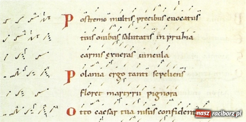 Zdjęcie w galerii na portalu naszraciborz.pl: Paweł Newerla dla Nasz Racibórz. Pierwsza datowana wzmianka nazwy Polska  wiadomości z regionu