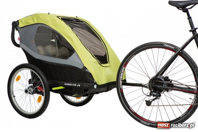 Zdjęcie w galerii na portalu naszraciborz.pl: Bezpieczne przewożenie dziecka na rowerze? Postaw na przyczepkę od CampBox! wiadomości z regionu