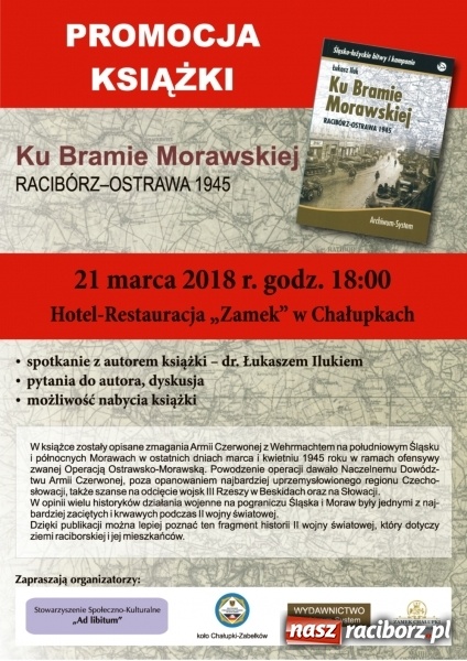 Zdjęcie w galerii na portalu naszraciborz.pl: Racibórz-Ostrawa 1945. Promocja książki  wiadomości z regionu
