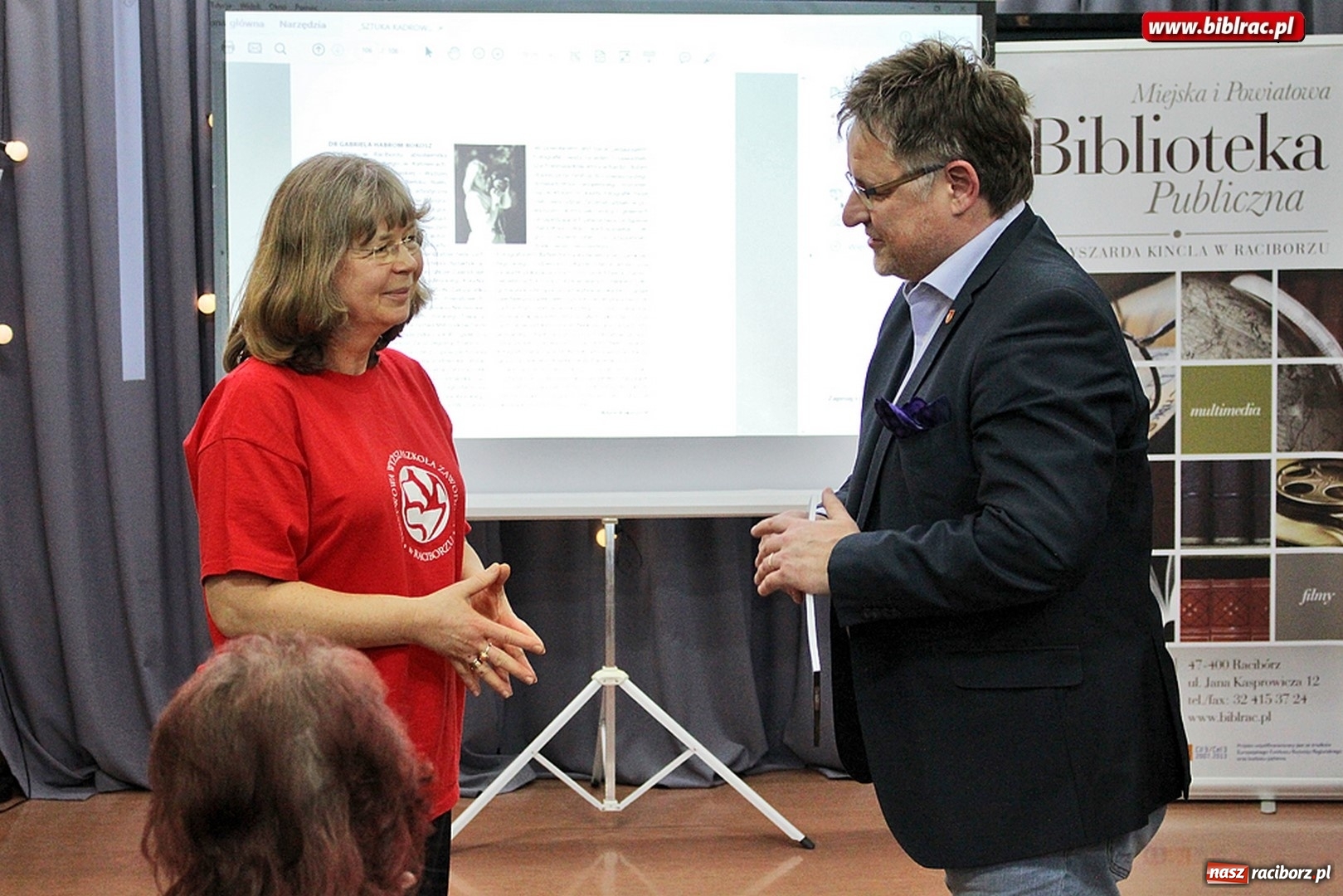 Zdjęcie w galerii na portalu naszraciborz.pl: O fenomenie fotografii - promocja książki Gabrieli Habrom-Rokosz wiadomości z regionu