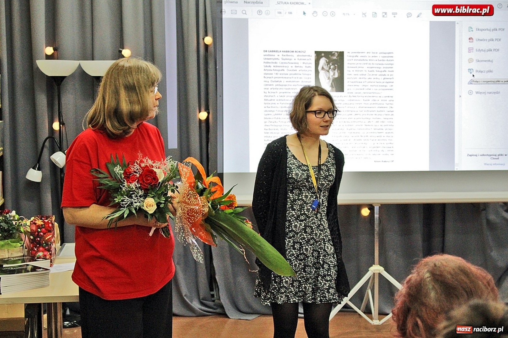 Zdjęcie w galerii na portalu naszraciborz.pl: O fenomenie fotografii - promocja książki Gabrieli Habrom-Rokosz wiadomości z regionu