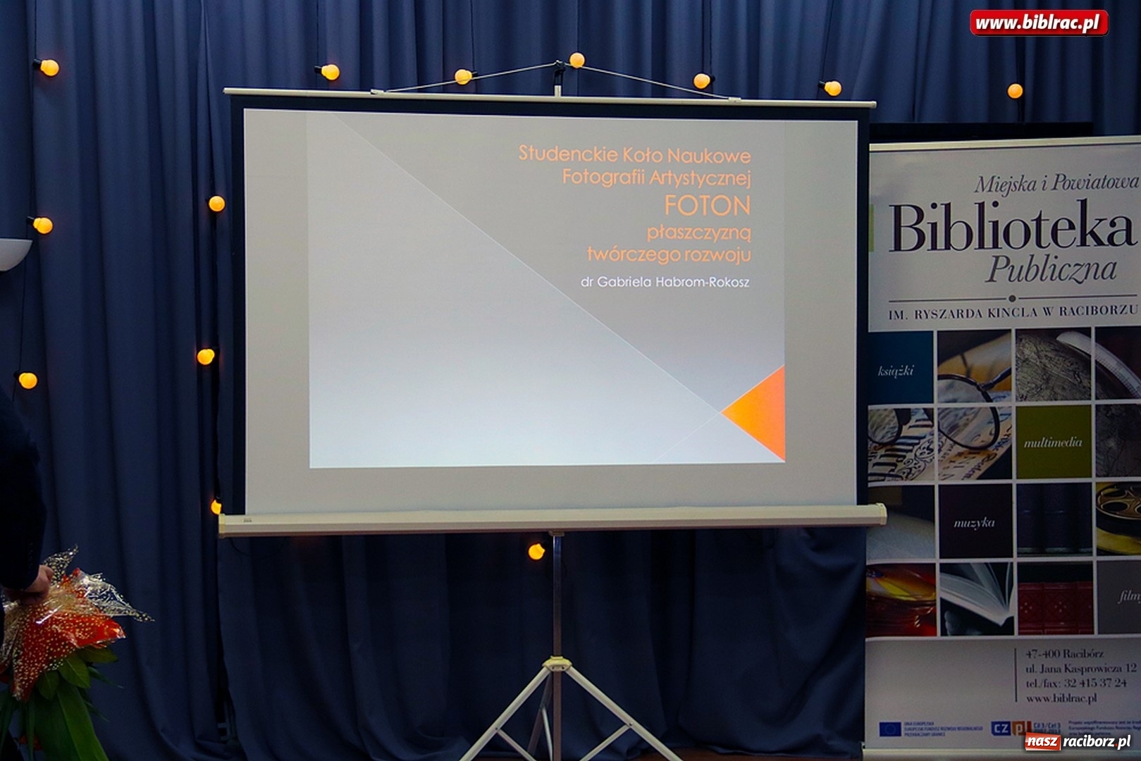 Zdjęcie w galerii na portalu naszraciborz.pl: O fenomenie fotografii - promocja książki Gabrieli Habrom-Rokosz wiadomości z regionu