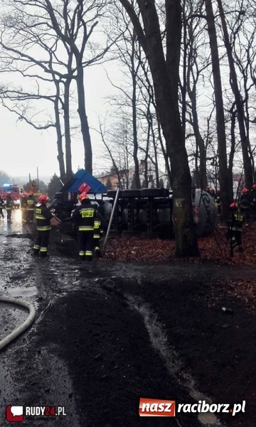 Zdjęcie w galerii na portalu naszraciborz.pl: Akcja Cysterna w Rudach. 23 zastępy zawodowej straży, ewakuacja i duże straty materialne wiadomości z regionu
