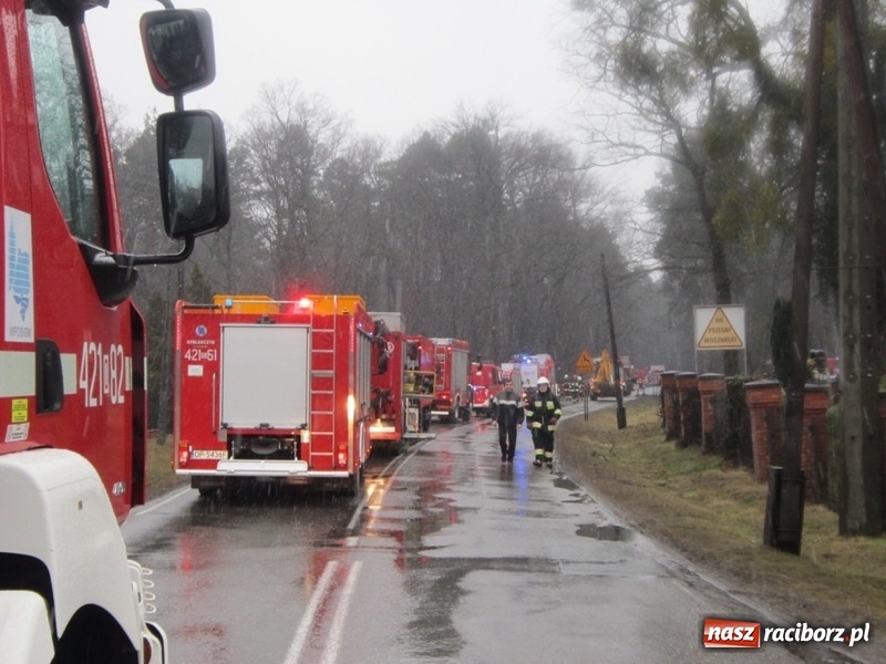 Zdjęcie w galerii na portalu naszraciborz.pl: Akcja Cysterna w Rudach. 23 zastępy zawodowej straży, ewakuacja i duże straty materialne wiadomości z regionu