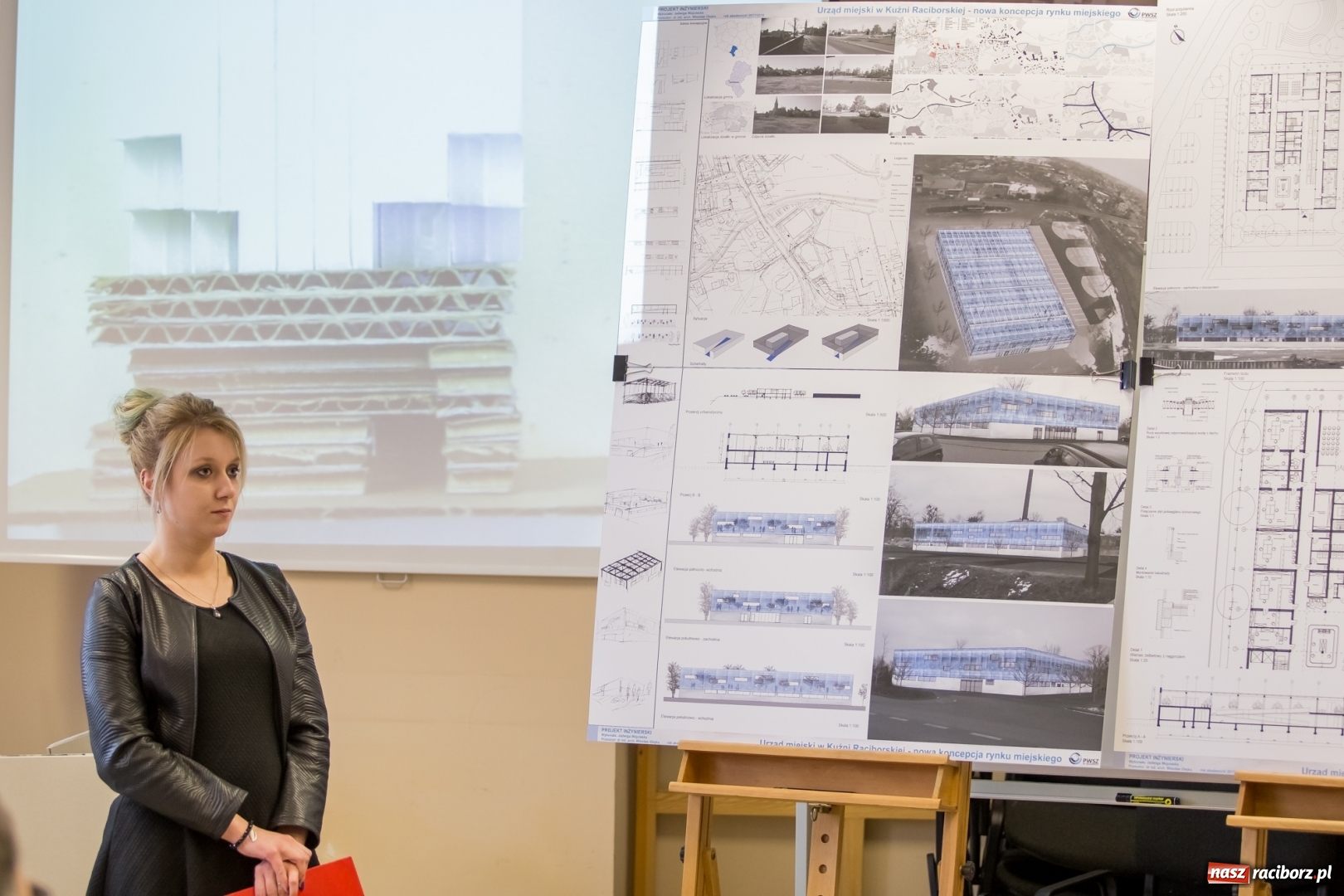 Zdjęcie w galerii na portalu naszraciborz.pl: W Instytucie Architektury PWSZ trwają obrony dyplomów inżynierskich  wiadomości z regionu