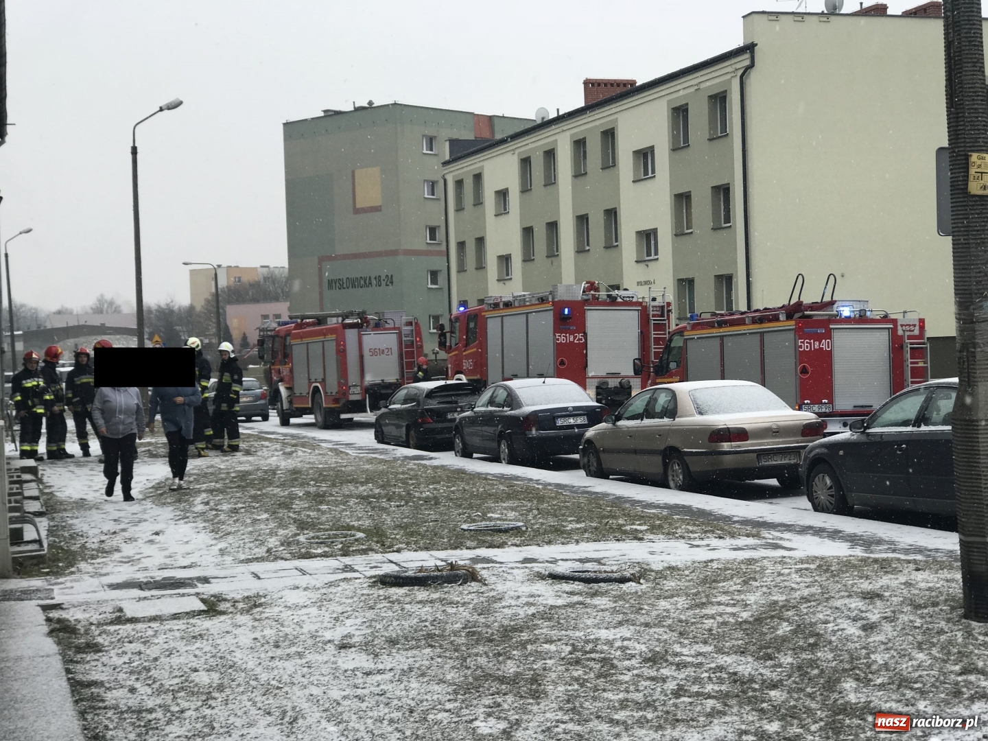 Zdjęcie w galerii na portalu naszraciborz.pl: Poranny alarm na Mysłowickiej. Mieszkańcy wyczuli gaz  wiadomości z regionu