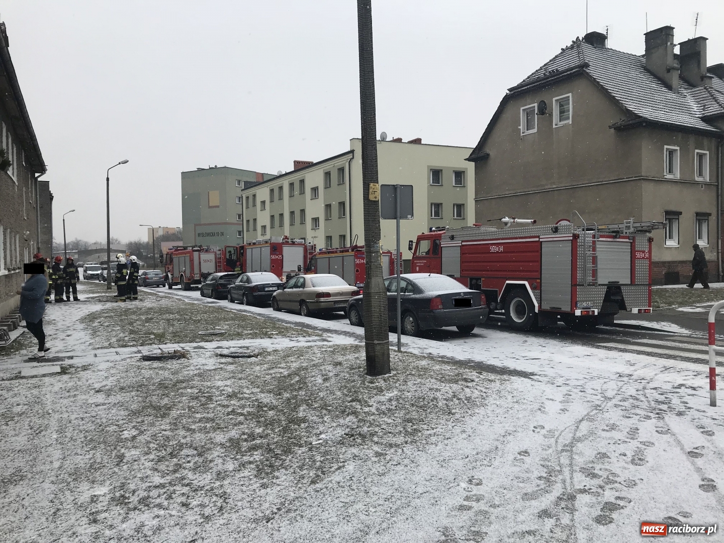 Zdjęcie w galerii na portalu naszraciborz.pl: Poranny alarm na Mysłowickiej. Mieszkańcy wyczuli gaz  wiadomości z regionu
