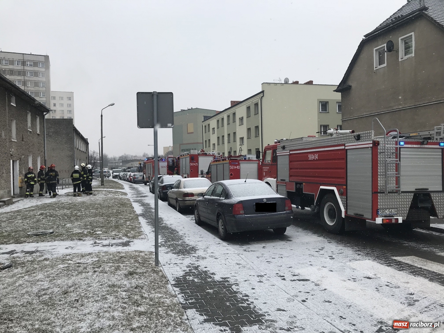 Zdjęcie w galerii na portalu naszraciborz.pl: Poranny alarm na Mysłowickiej. Mieszkańcy wyczuli gaz  wiadomości z regionu