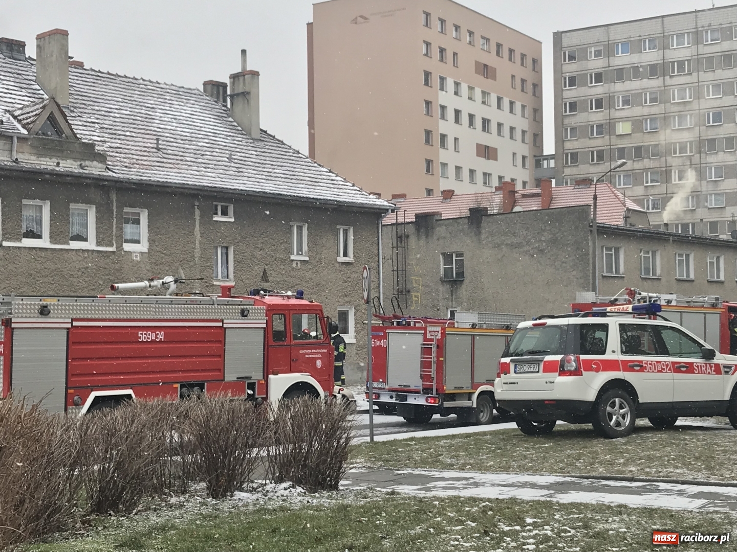 Zdjęcie w galerii na portalu naszraciborz.pl: Poranny alarm na Mysłowickiej. Mieszkańcy wyczuli gaz  wiadomości z regionu