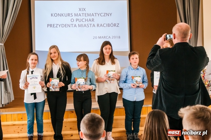 Zdjęcie w galerii na portalu naszraciborz.pl: SP 15 najlepsza w matematycznym konkursie o Puchar Prezydenta  wiadomości z regionu