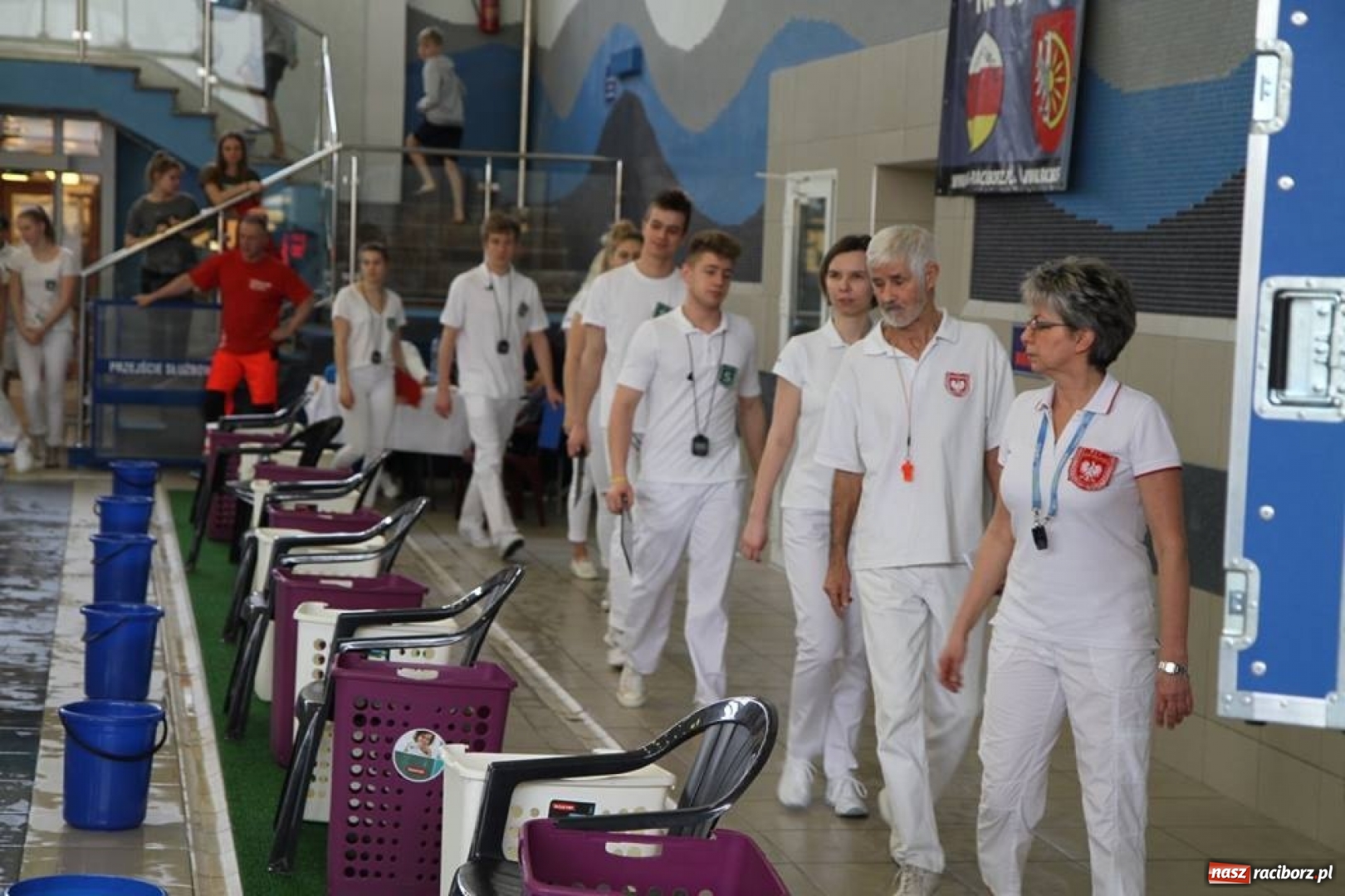 Zdjęcie w galerii na portalu naszraciborz.pl: Pływanie. Drużynowe Mistrzostwa Młodzików 12-letnich na pływalni ZSOMS wiadomości z regionu