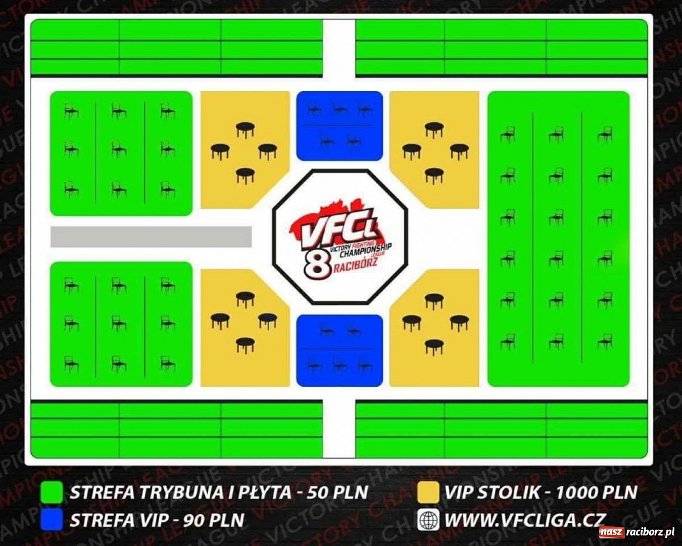 Zdjęcie w galerii na portalu naszraciborz.pl: Mistrzowski pas federacji VFCL jest już w Raciborzu  wiadomości z regionu