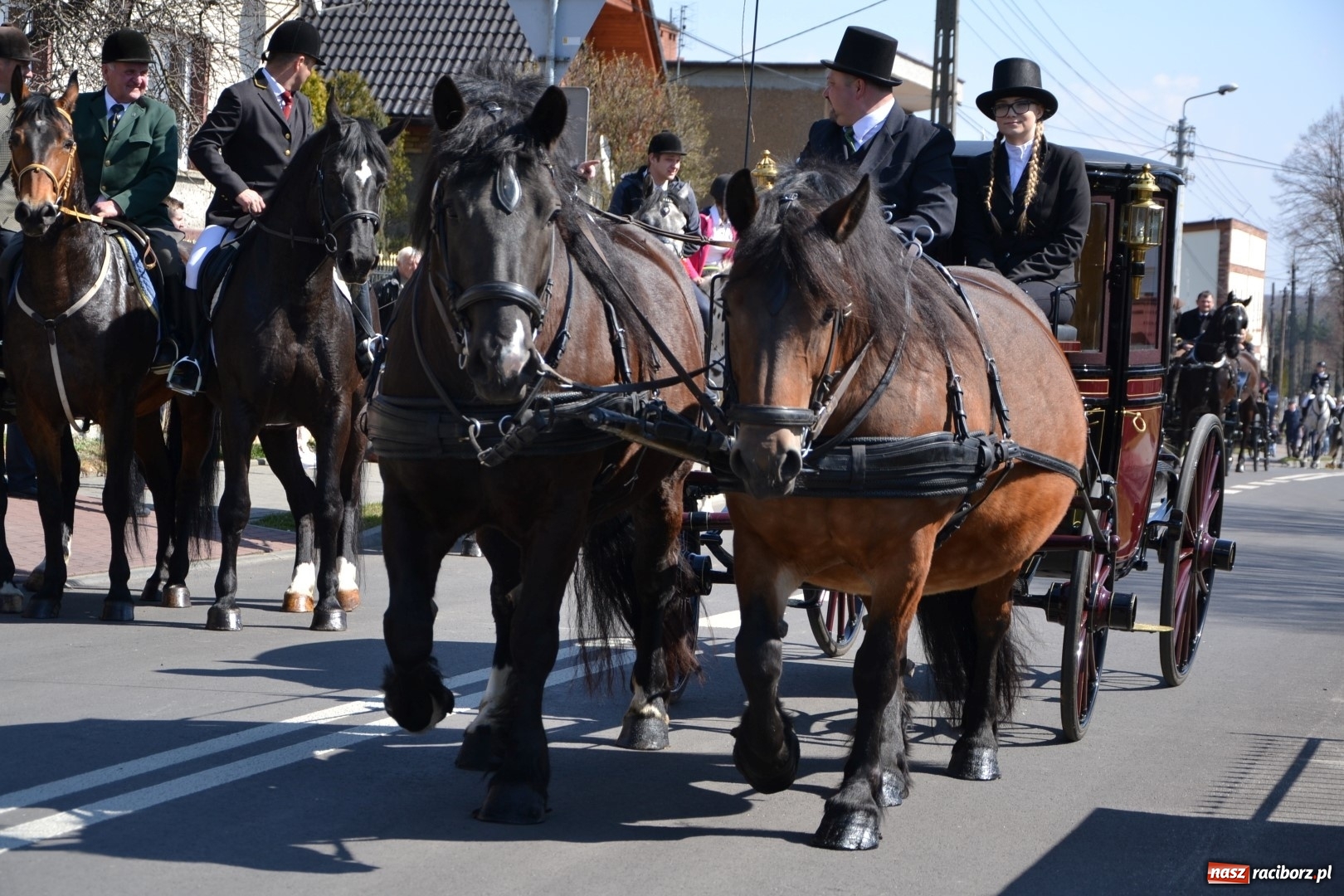 Zdjęcie w galerii na portalu naszraciborz.pl: Bieńkowickie rajtowanie - jeźdźcy mocno chwycili za lejce FOTO i WIDEO wiadomości z regionu
