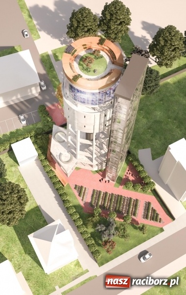 Zdjęcie w galerii na portalu naszraciborz.pl: Wieża ciśnień - laboratorium nowych technologii  wiadomości z regionu