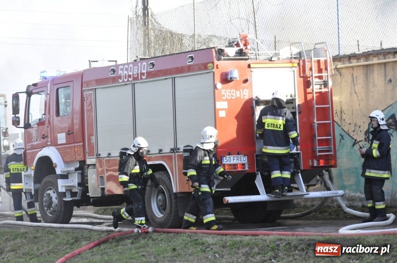 Zdjęcie w galerii na portalu naszraciborz.pl: Pożar składowiska opon i koparki przy ulicy Eichendorffa FOTO i WIDEO wiadomości z regionu