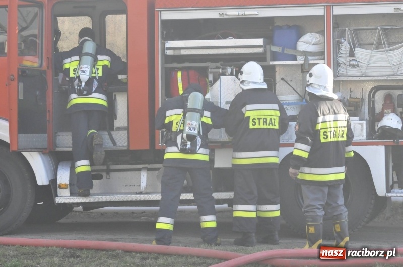Zdjęcie w galerii na portalu naszraciborz.pl: Pożar składowiska opon i koparki przy ulicy Eichendorffa FOTO i WIDEO wiadomości z regionu