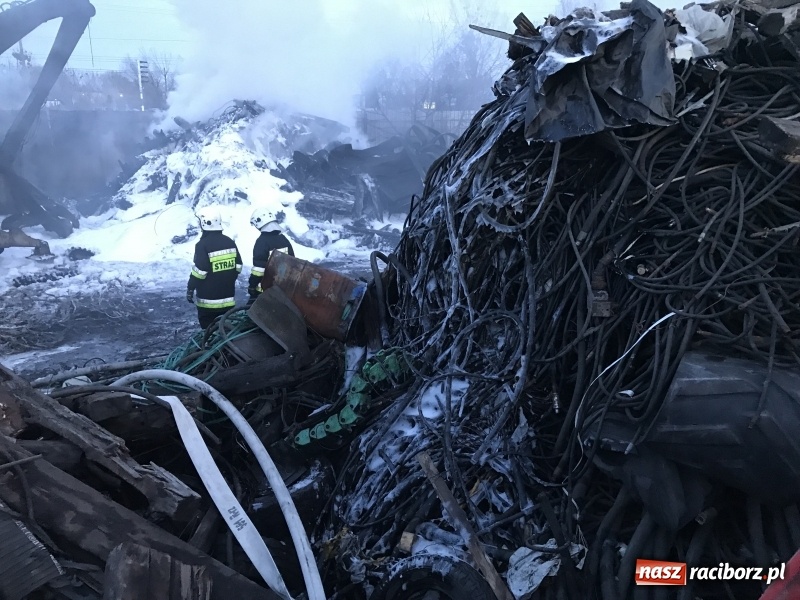 Zdjęcie w galerii na portalu naszraciborz.pl: Pożar przy Eichendorffa. Krajobraz po żywiole! Tony groźnych odpadów na zapleczu byłych zakładów mięsnych wiadomości z regionu