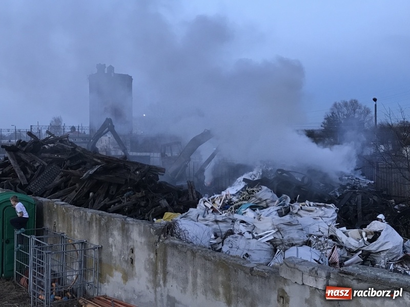 Zdjęcie w galerii na portalu naszraciborz.pl: Pożar przy Eichendorffa. Krajobraz po żywiole! Tony groźnych odpadów na zapleczu byłych zakładów mięsnych wiadomości z regionu