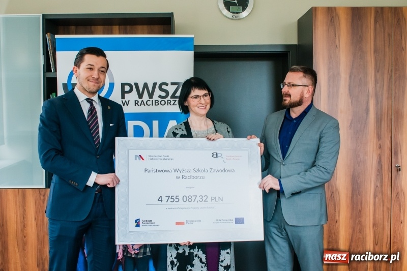 Zdjęcie w galerii na portalu naszraciborz.pl: Projekt raciborskiej PWSZ doceniony. Uczelnia otrzymała prawie 5 milionów złotych wiadomości z regionu