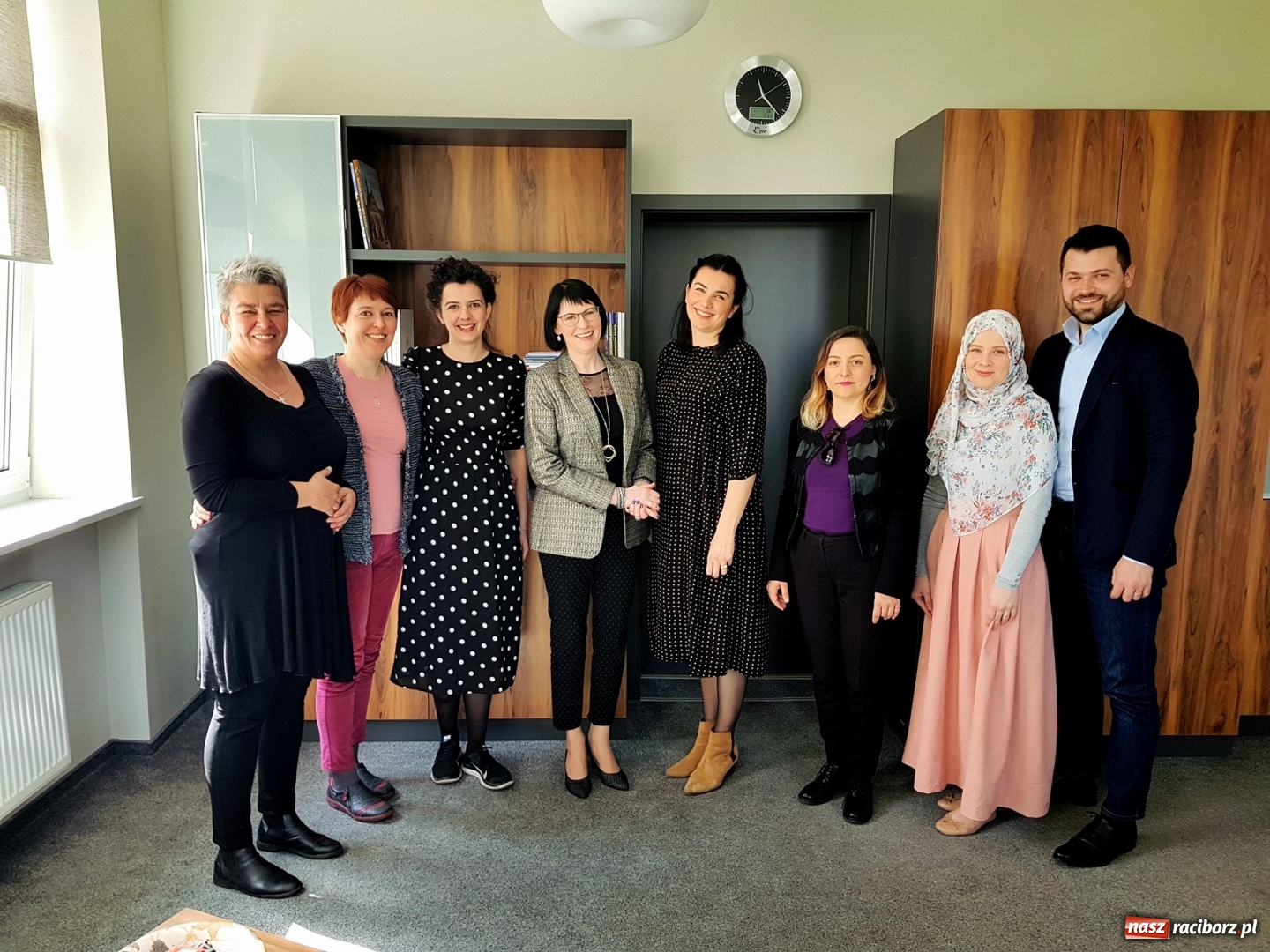 Zdjęcie w galerii na portalu naszraciborz.pl: Wykładowcy International University of Sarajevo z wizytą w raciborskiej PWSZ wiadomości z regionu