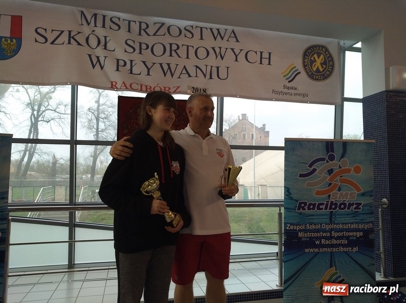 Zdjęcie w galerii na portalu naszraciborz.pl: Pływanie. Drugie miejsce Gimnazjum Mistrzostwa Sportowego w Raciborzu  wiadomości z regionu