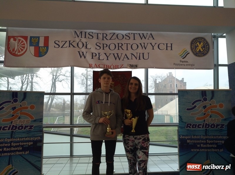 Zdjęcie w galerii na portalu naszraciborz.pl: Pływanie. Drugie miejsce Gimnazjum Mistrzostwa Sportowego w Raciborzu  wiadomości z regionu