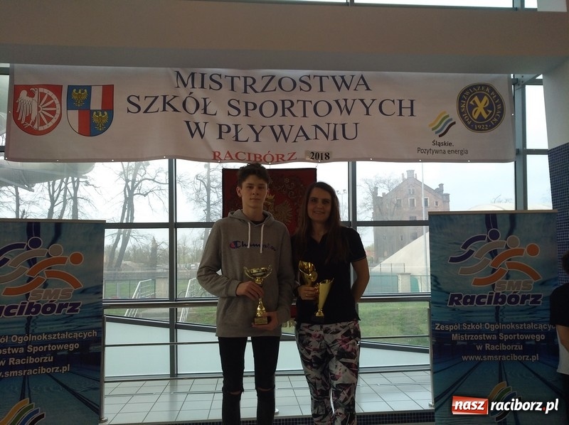 Zdjęcie w galerii na portalu naszraciborz.pl: Pływanie. Drugie miejsce Gimnazjum Mistrzostwa Sportowego w Raciborzu  wiadomości z regionu