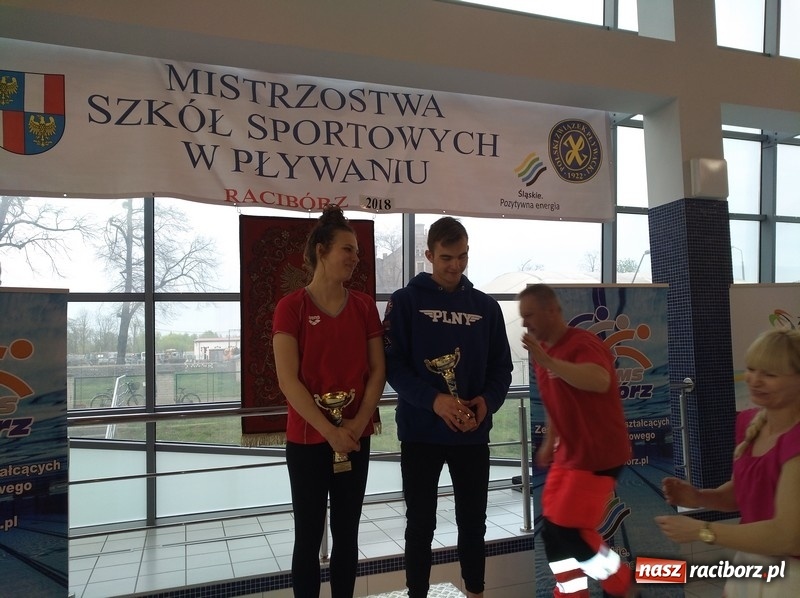 Zdjęcie w galerii na portalu naszraciborz.pl: Pływanie. Drugie miejsce Gimnazjum Mistrzostwa Sportowego w Raciborzu  wiadomości z regionu