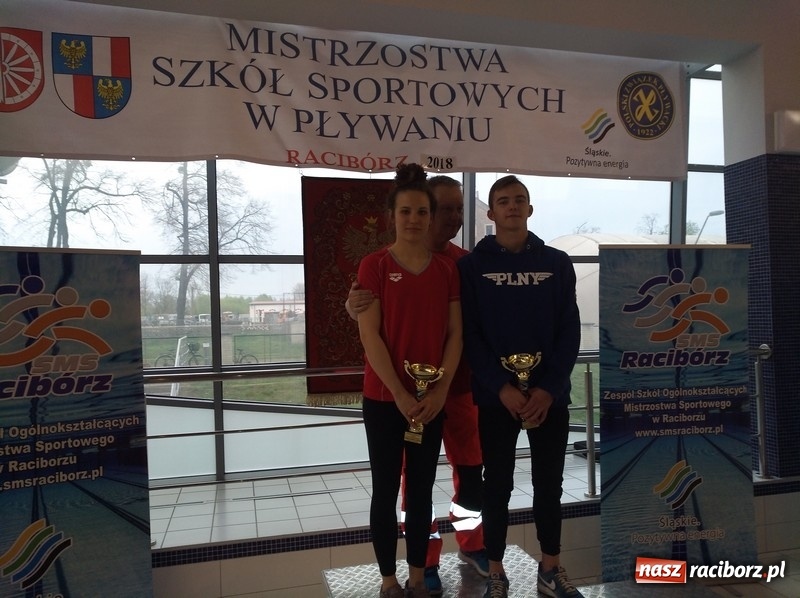Zdjęcie w galerii na portalu naszraciborz.pl: Pływanie. Drugie miejsce Gimnazjum Mistrzostwa Sportowego w Raciborzu  wiadomości z regionu