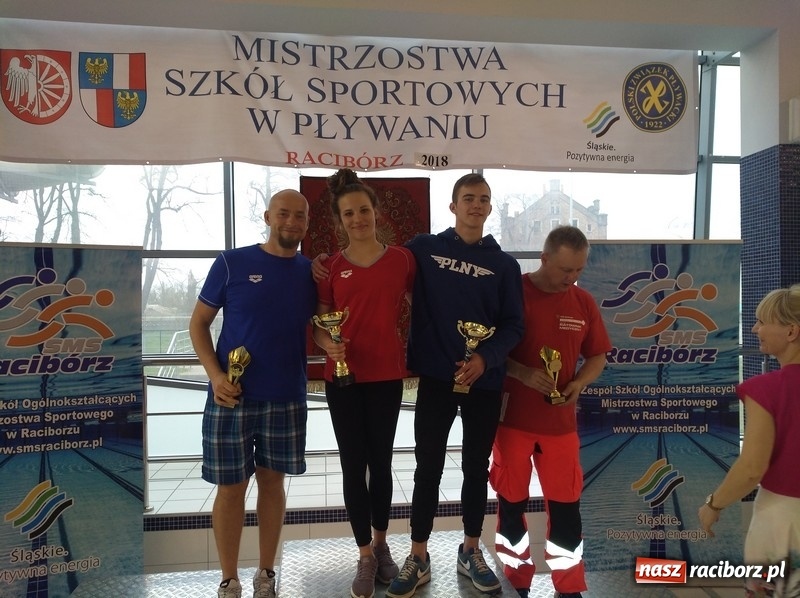 Zdjęcie w galerii na portalu naszraciborz.pl: Pływanie. Drugie miejsce Gimnazjum Mistrzostwa Sportowego w Raciborzu  wiadomości z regionu