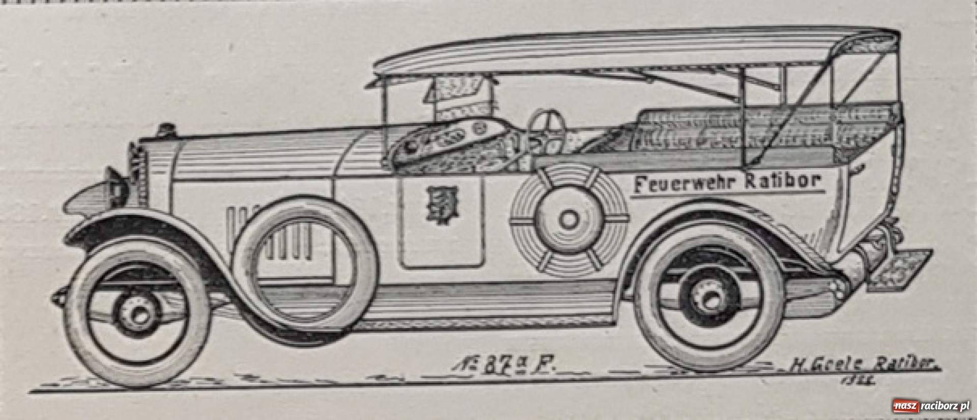 Zdjęcie w galerii na portalu naszraciborz.pl: Początki straży ogniowej w Raciborzu (2)  wiadomości z regionu