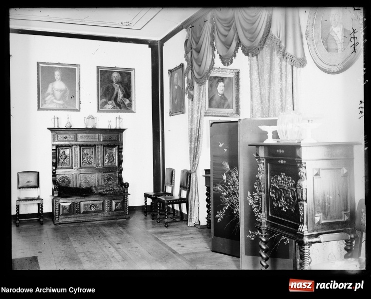 Zdjęcie w galerii na portalu naszraciborz.pl: Historia zapisana na starych zdjęciach. Pałac w Czerwięcicach i jego wnętrza wiadomości z regionu