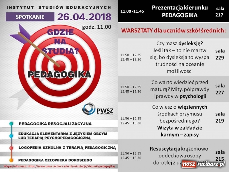 Zdjęcie w galerii na portalu naszraciborz.pl: Gdzie na studia? PWSZ zaprasza na otwarte warsztaty wiadomości z regionu