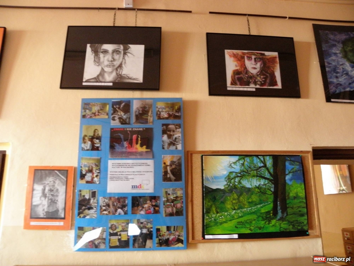 Zdjęcie w galerii na portalu naszraciborz.pl: Znane i nieznane, czyli wystawa prac wychowanków MDK w PWSZ wiadomości z regionu